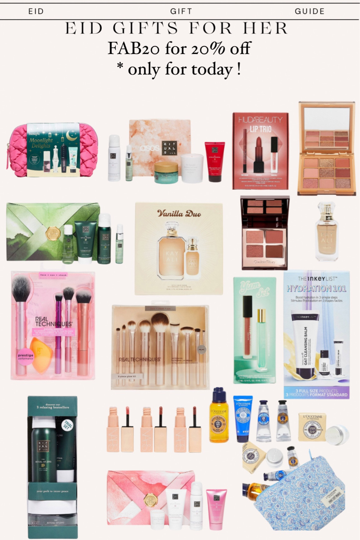 Eid Gifts Her - FAB20 for 20% off 💕

#LTKsalealert #LTKfindsunder50 #LTKbeauty