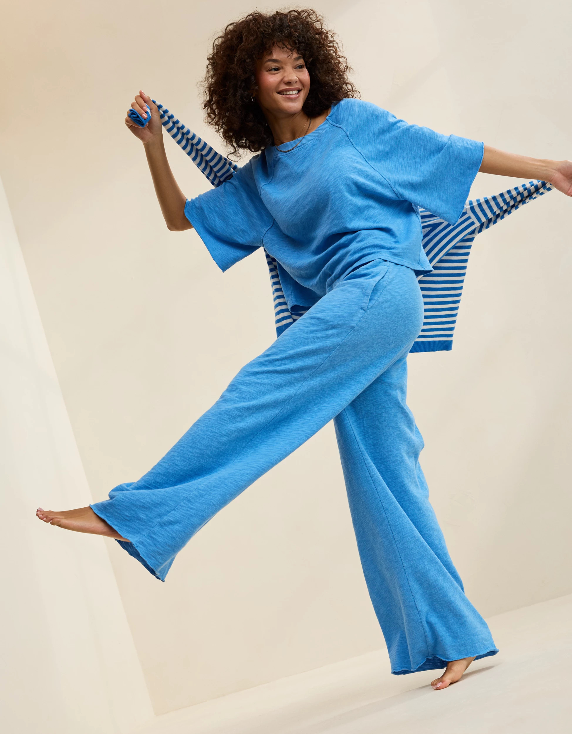 Aerie It's Casual Knit Slub Trouser | Aerie