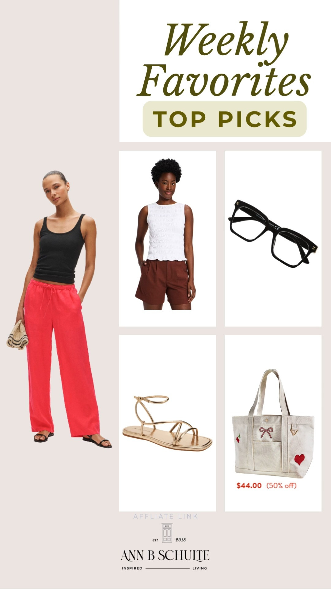Weekly faves, but make it casually delightful and just a little too charming to ignore. A little scroll, a little sparkle, a lot of style mood. ✨🫶🌼

#WeeklyFaves #LTKFinds #LTKStyle #StyleInspo #OOTD #FashionFavorites #WardrobeRefresh #EverydayStyle #ChicLooks #OutfitInspo 

 #LTKootd #LTKSaleAlert