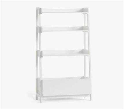 Click for more info about Angled Bookcase, Simply White, Standard UPS Delivery