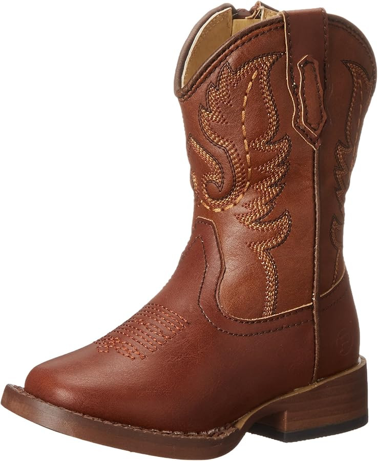 Roper Texson Square Toe Classic Cowboy Boot (Toddler/Little Kid) | Amazon (US)