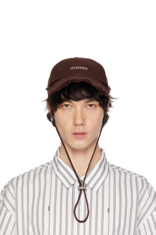 Brown Le Raphia 'La casquette Artichaut' Cap | SSENSE