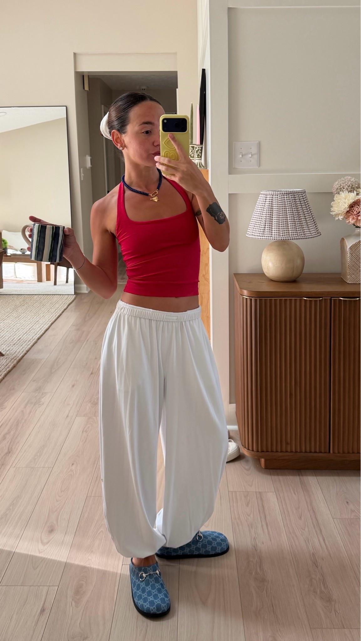 Pilates outfit! XS in both- the top color is berry red heather
