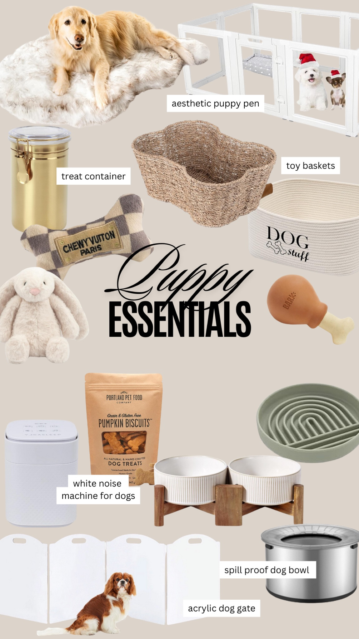 Amazon puppy essentials 🐶 everything I bought for Boomer

#LTKHome #LTKFindsUnder50 #LTKFindsUnder100