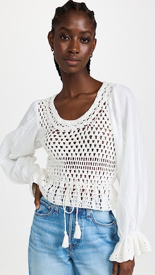 Megan Crochet Top | Shopbop
