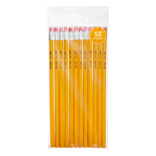 Pen+Gear No. 2 Wood Pencils, 12 Count - Walmart.com | Walmart (US)