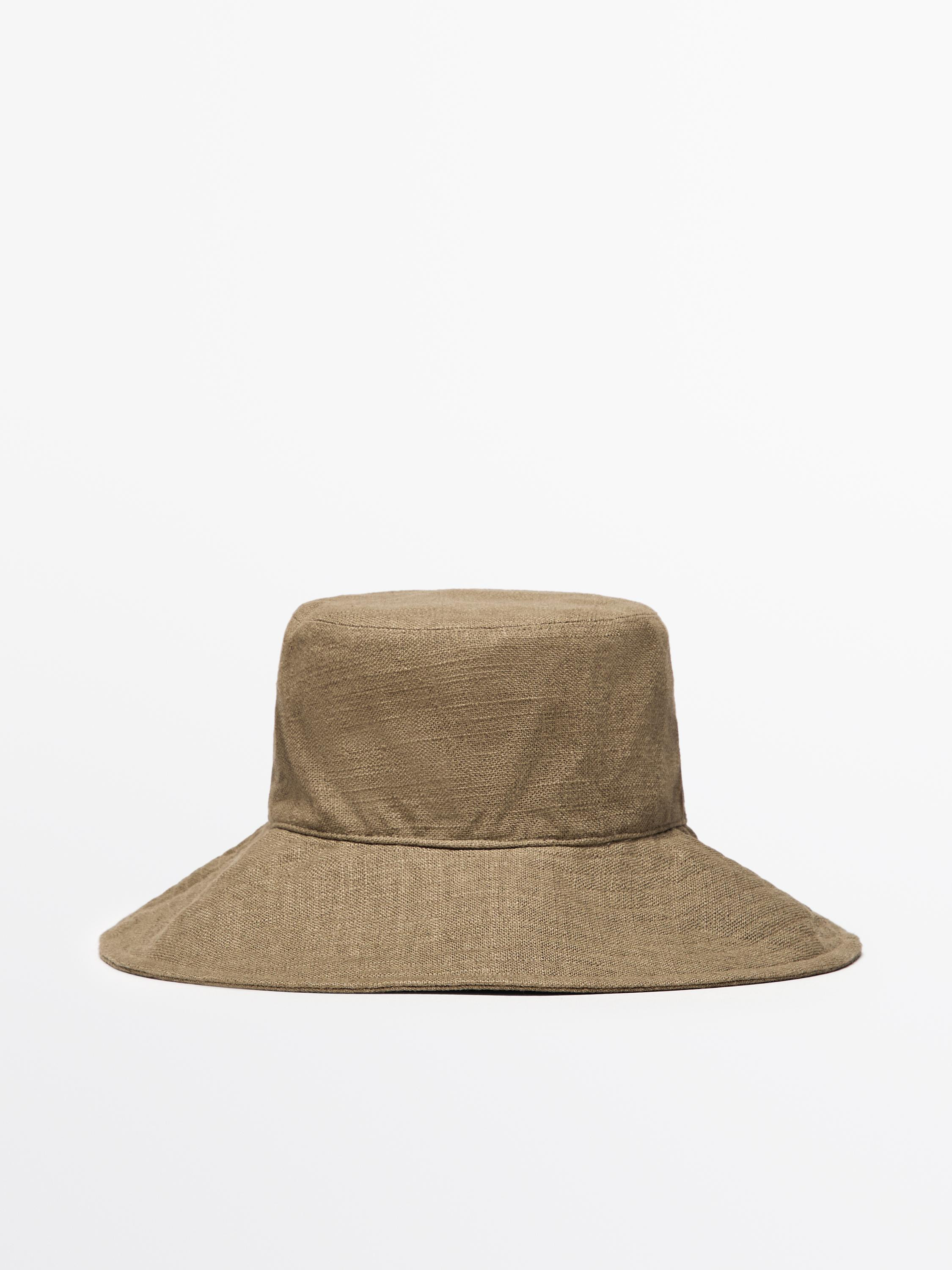 Bucket hat with bow | Massimo Dutti UK