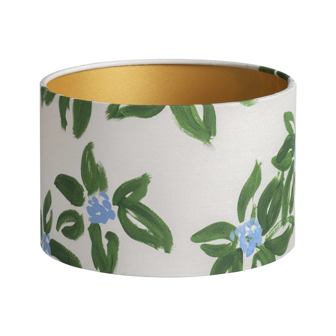 Lampshade Michelle Brush Green - Floral Pattern Print - Lighting - Handmade - Luxury - Decorative... | Etsy (US)