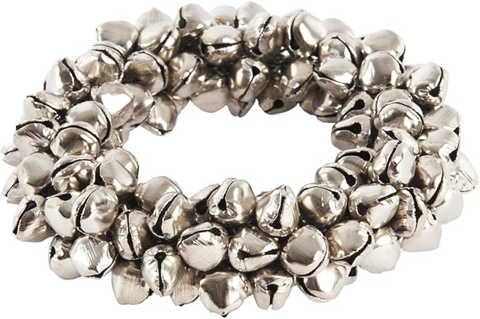 Silver Petite Bells Wreath Napkin Ring | Amazon (US)