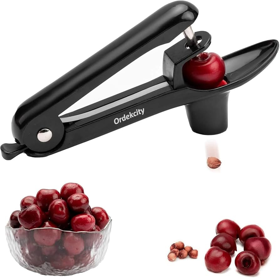 Cherry Pitter - Ordekcity Stainless Steel Cherries Corer Pitter Tool with Hand-held Push Design, ... | Amazon (US)