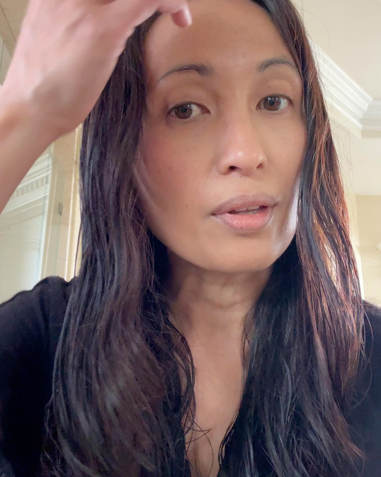 Clean beauty. Blush from @PUR Cosmetics . Powder blush. I really like the peachy pink color. Matte finish. Natural look over tinted moisturizer base. 

#LTKOver40 #LTKBeauty