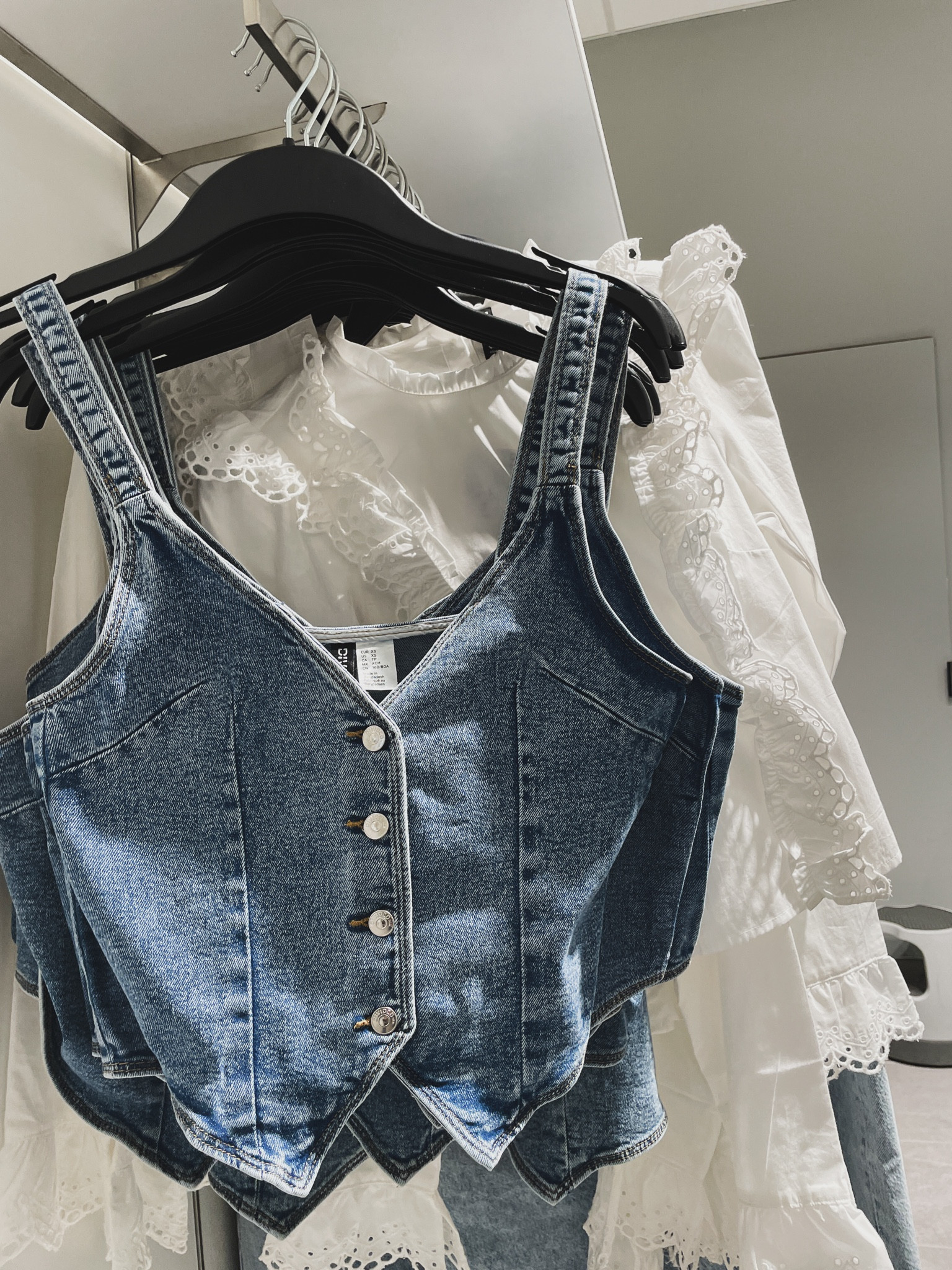 H&M, H&M divided, spring, new arrivals, Parisian, women’s suiting, retro style, vintage inspired, women’s vest, denim vest, feminine vest, fitted vest, matching set #LTKSpringSale 

#LTKfindsunder50 #LTKstyletip
