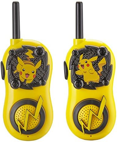 eKids Pokemon Walkie Talkies Pikachu Toys FRS Walkie Talkies for Kids Long Range Static Free Easy... | Amazon (US)