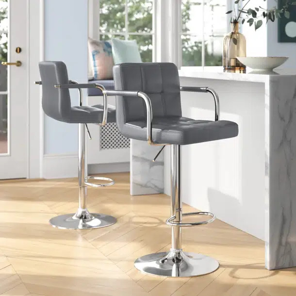 Pete Swivel Adjustable Height Stool | Wayfair North America
