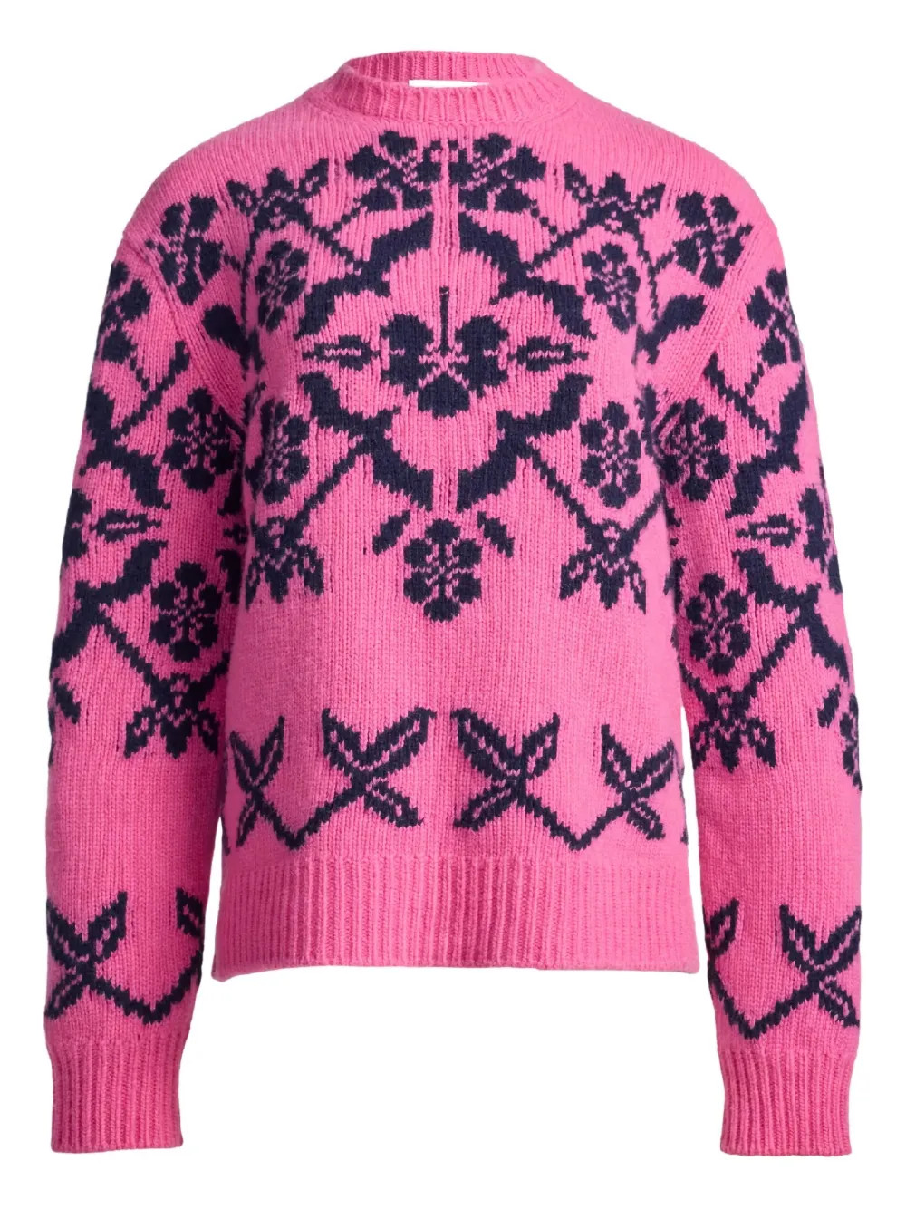 Georgia patterned-intarsia jumper | Farfetch Global