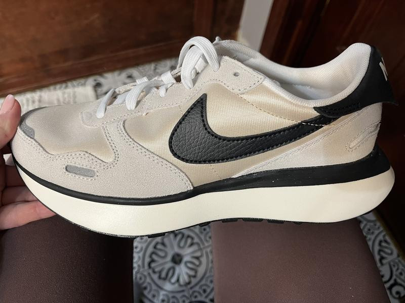 Nike Phoenix Waffle Sneaker in White/Black/Sand/Sail at Nordstrom, Size 8 | Nordstrom