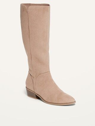 Faux-Suede Tall Boots for Women | Old Navy (US)