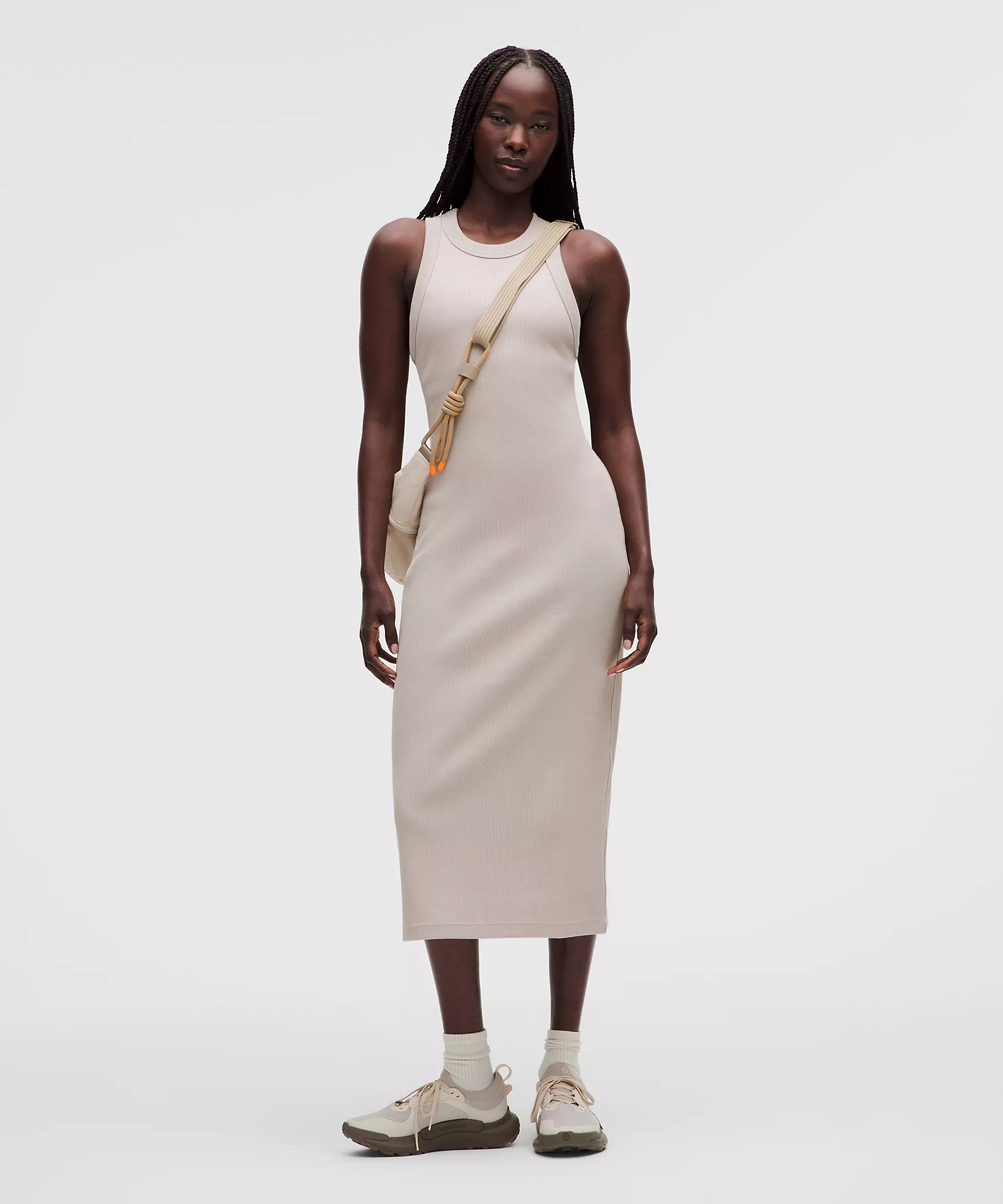 Ribbed Heavyweight Cotton Midi Dress | Lululemon (US)