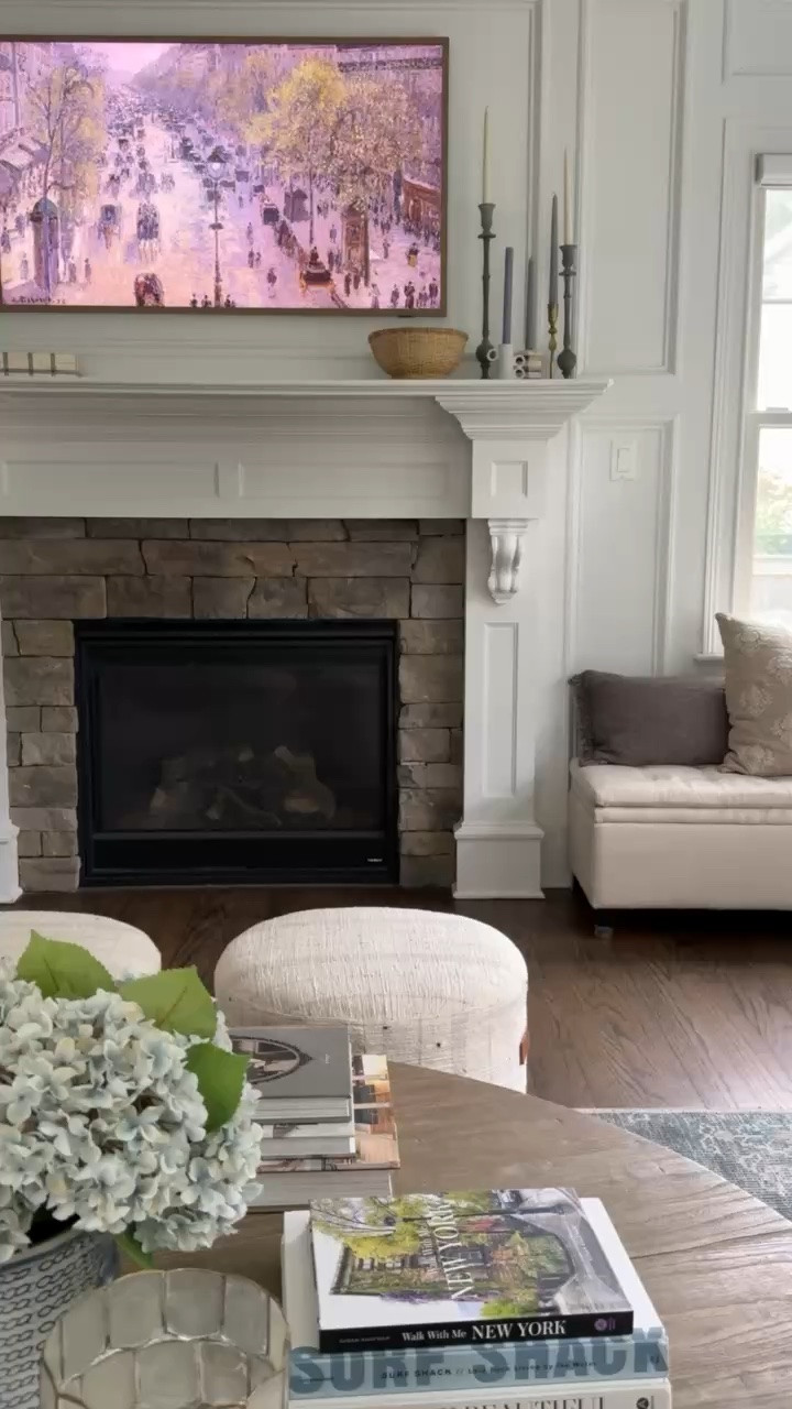 One of my favorite living room views. The layered coffee table books, faux hydrangeas, classic fireplace, and collected details make this space feel relaxed, personal, and lived in.

living room decor, coffee table styling, coffee table books, hydrangeas, fireplace decor, collected home decor, classic interiors, neutral living room, home styling ideas, timeless home design, cozy living room, girlonthehudson

#LTKHome #LTKdayinmylife #LTKSeasonal