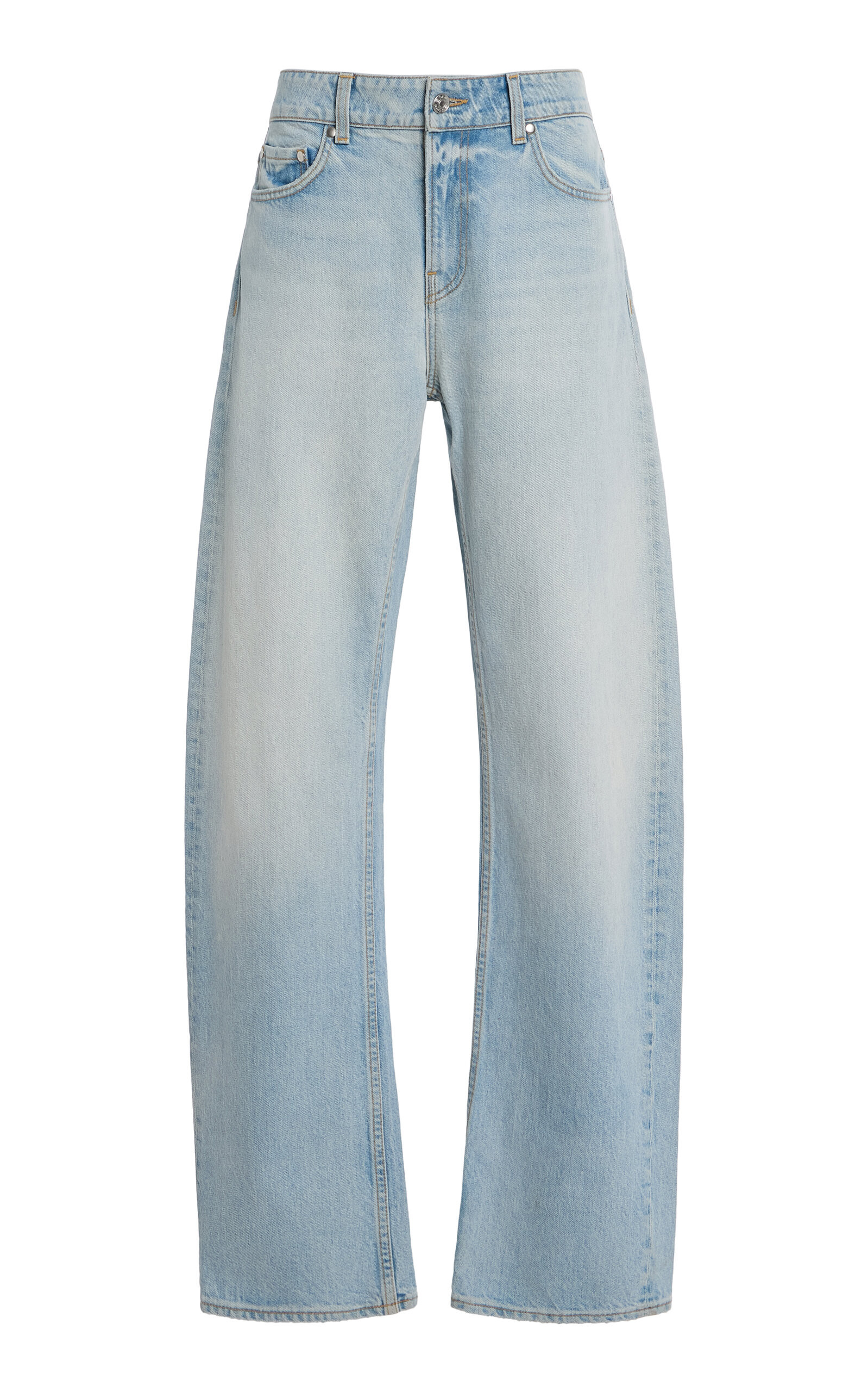 EB Denim Alida Stretch Mid-Rise Bowed Jeans - Moda Operandi | Moda Operandi (Global)