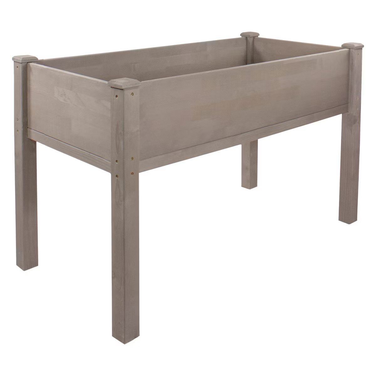 Northlight 4ft Brown Wood Raised Garden Bed Planter Box with Liner | Target