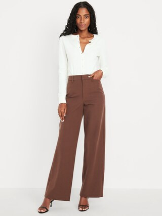 High-Waisted Pixie Super Wide-Leg Pants | Old Navy (CA)