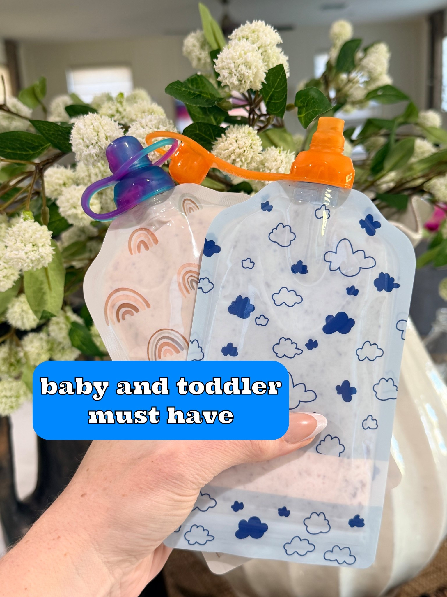 My favorite pouches for homemade yogurt pouches plus the caps that keep your kids from squeezing everything out. Especially helpful for car snacks. 


Baby must haves 
Baby favorites 
Toddler must haves 
Toddler favorites 
Baby led weaning 
Baby led feeding


#LTKmomlife #LTKBaby #LTKKids