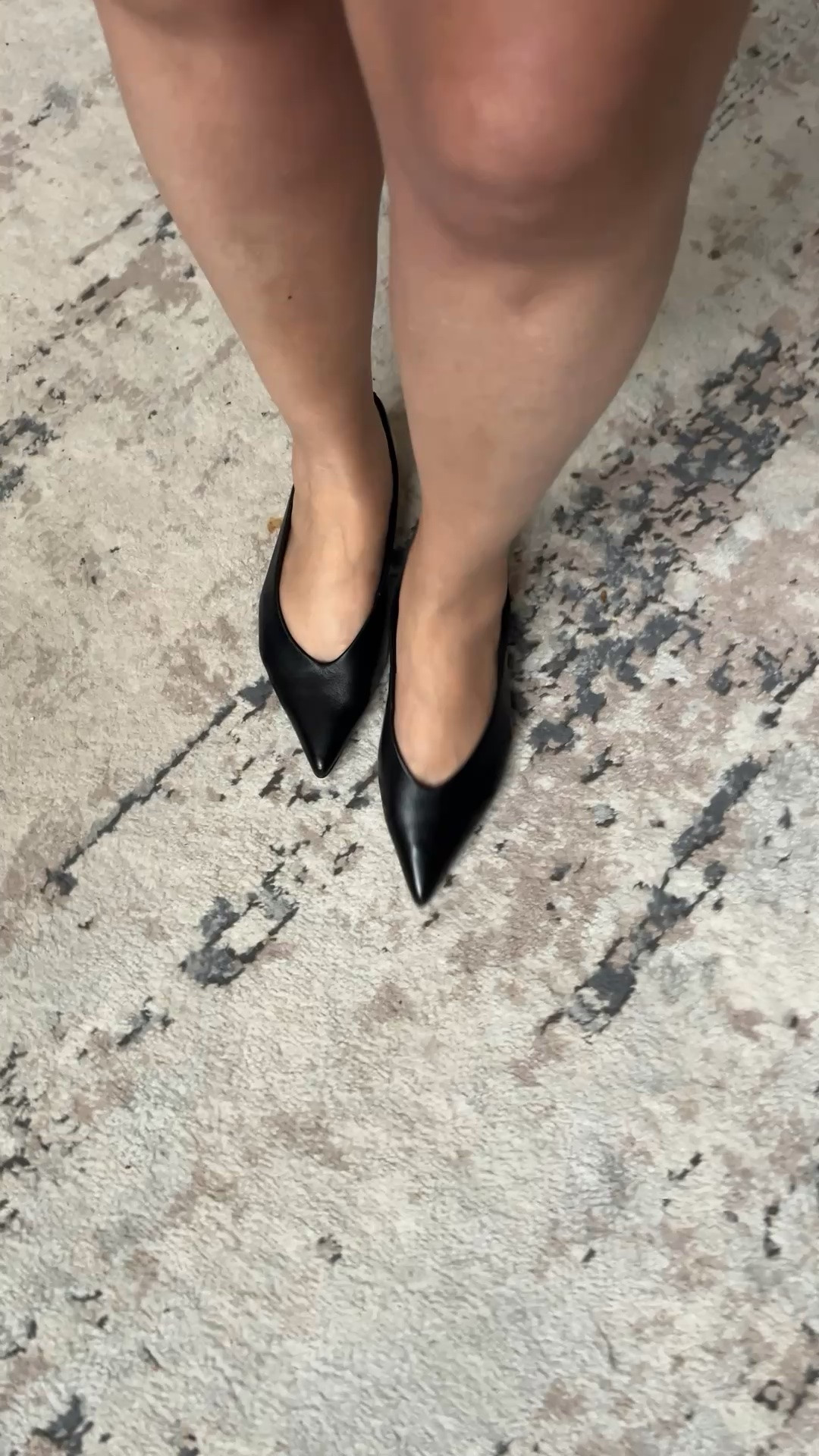 New black leather slingback flats. Can’t link these but found a couple of extremely similar styles. These are a must for in-office days or church.

#LTKWorkwear #LTKstorytime #LTKOver40