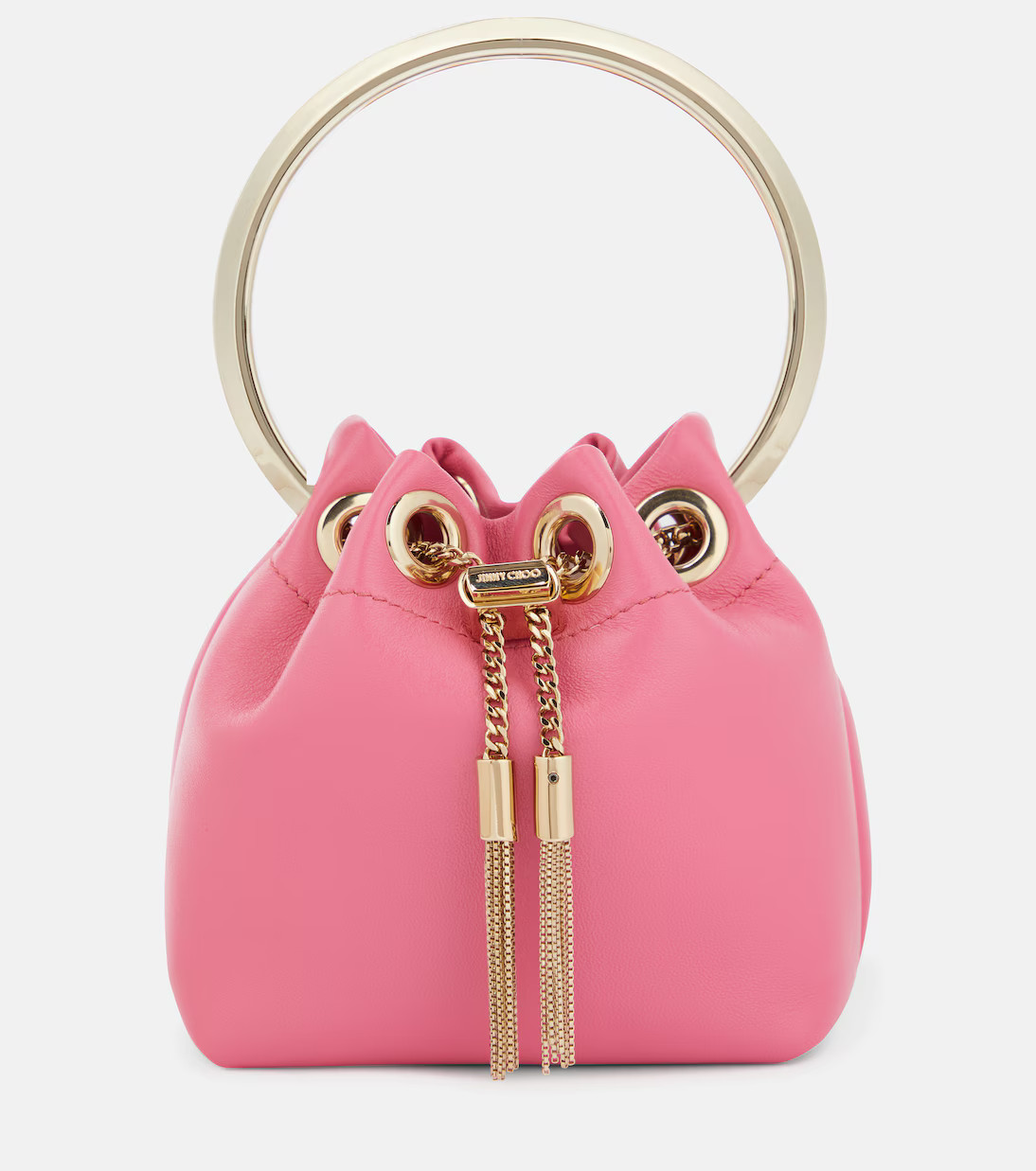 Bon Bon Micro leather bucket bag | Mytheresa (UK)