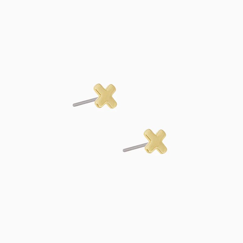 Cross Stud Earrings | Uncommon James