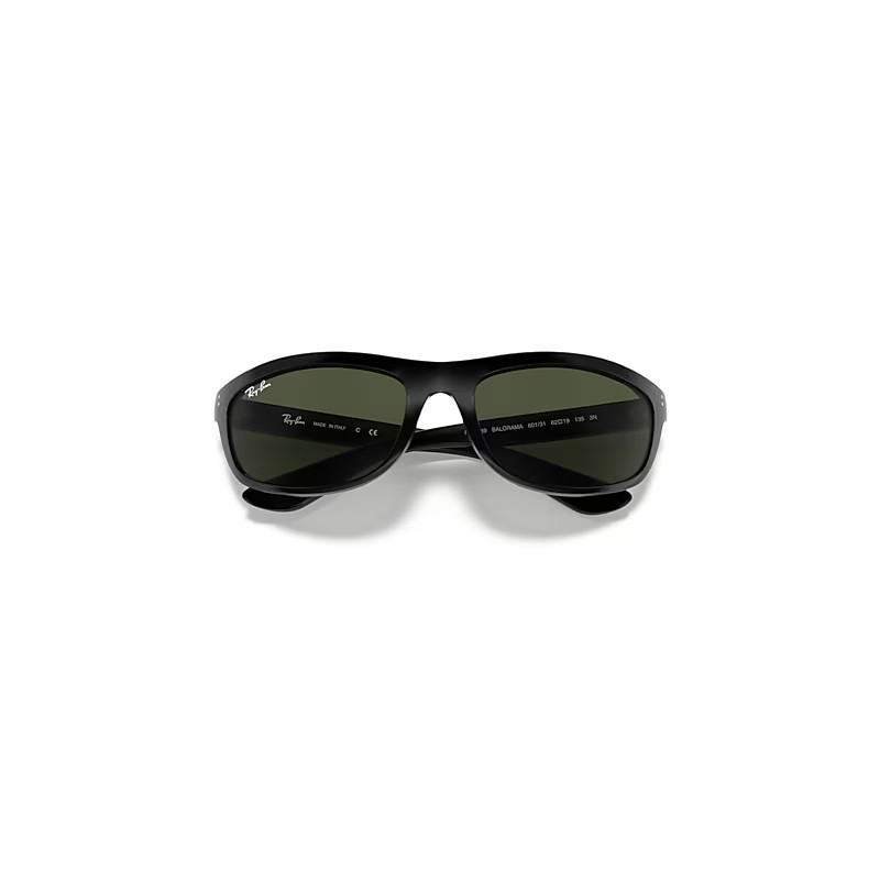 Ray-Ban Balorama Sunglasses Black Frame Green Lenses 62-19 | Ray-Ban (US)