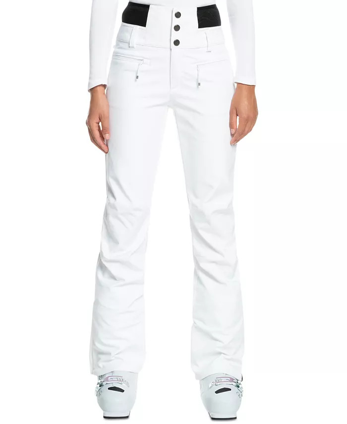 Roxy Juniors' Rising High-Rise Zip-Cuff Snow Pants  & Reviews - Leggings & Pants - Juniors - Macy... | Macys (US)