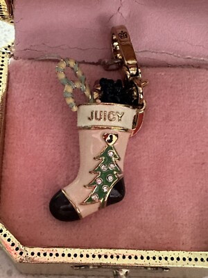 NWT Juicy couture Limited Edition Core stocking charm In Original Box #YJRU2427 | eBay | eBay US