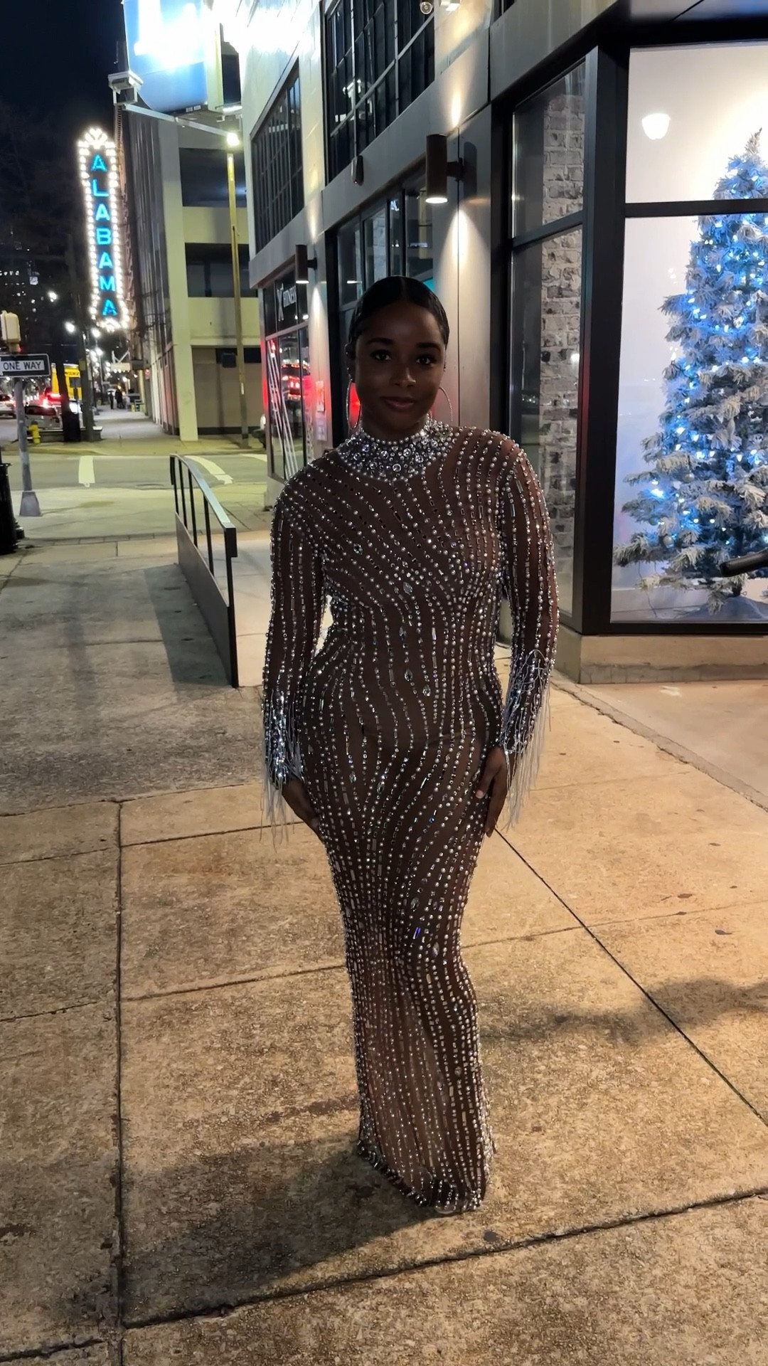 Rhinestone Mesh Floor length dress, perfect for Birthday dress or anniversary dress 

#LTKstyletip