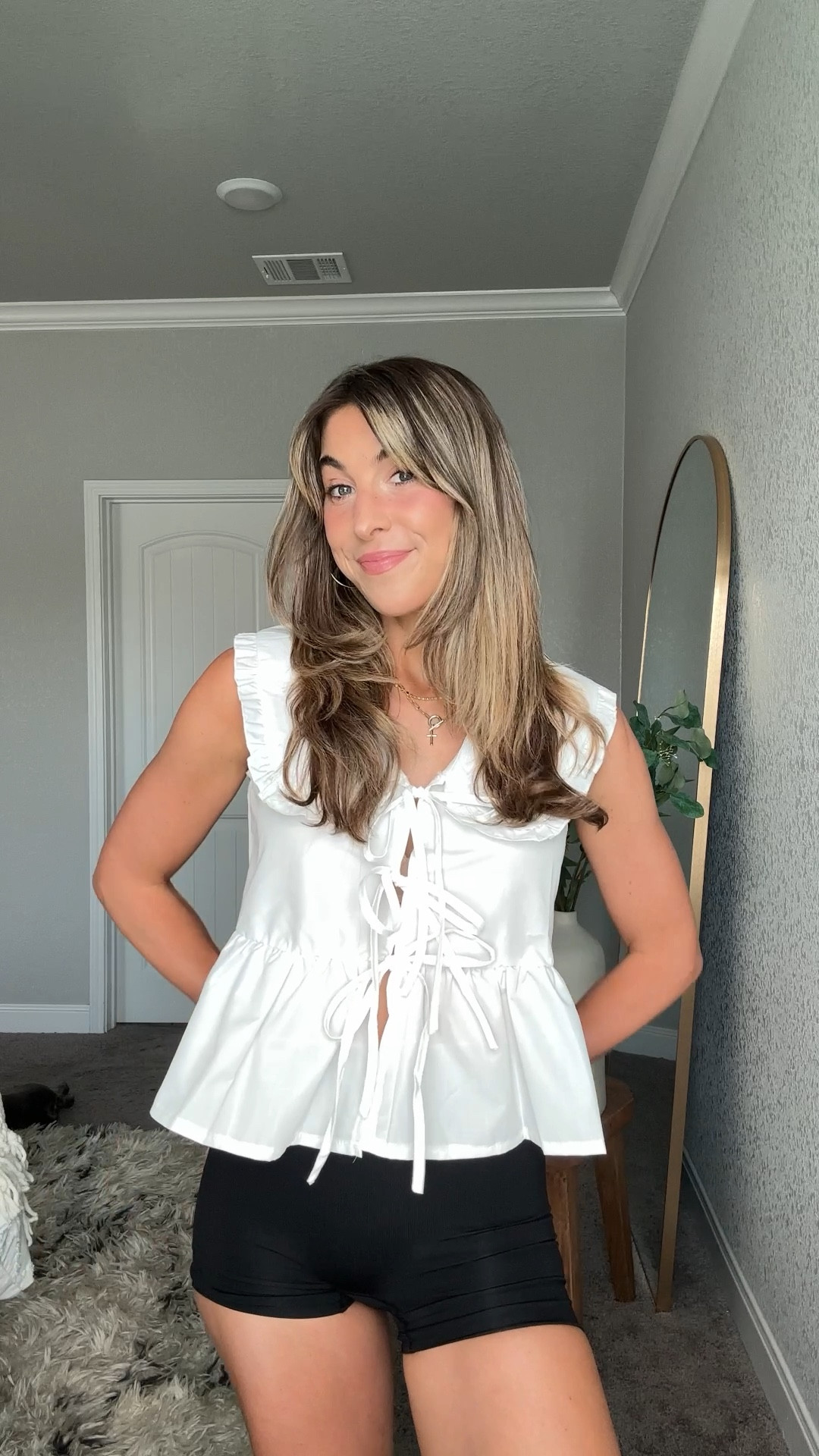 styling this cute little amazon top!! wearing my usual size small!

#LTKStyleTip #LTKFindsUnder50 #LTKFindsUnder100