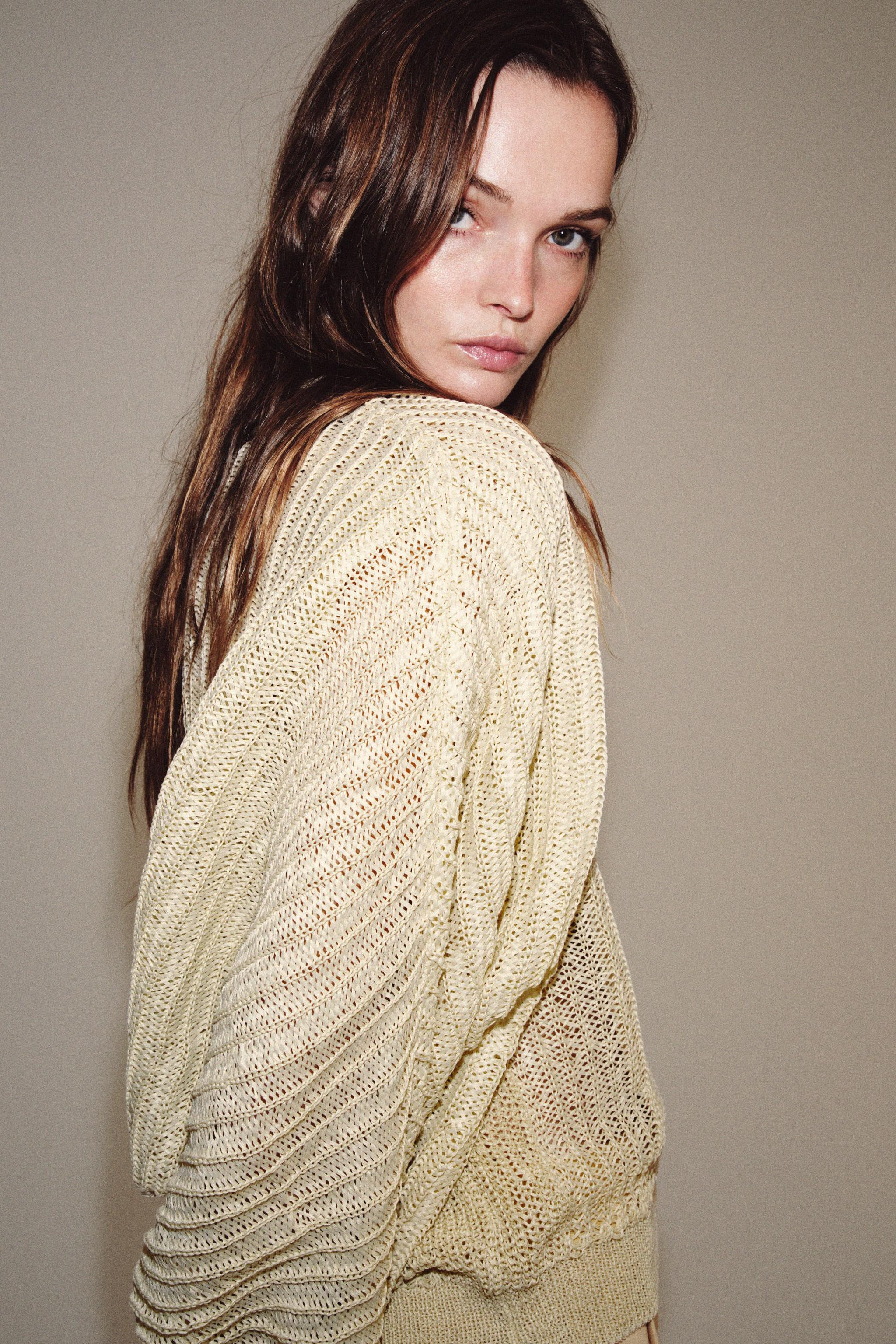 OPEN KNIT JACKET | Zara US