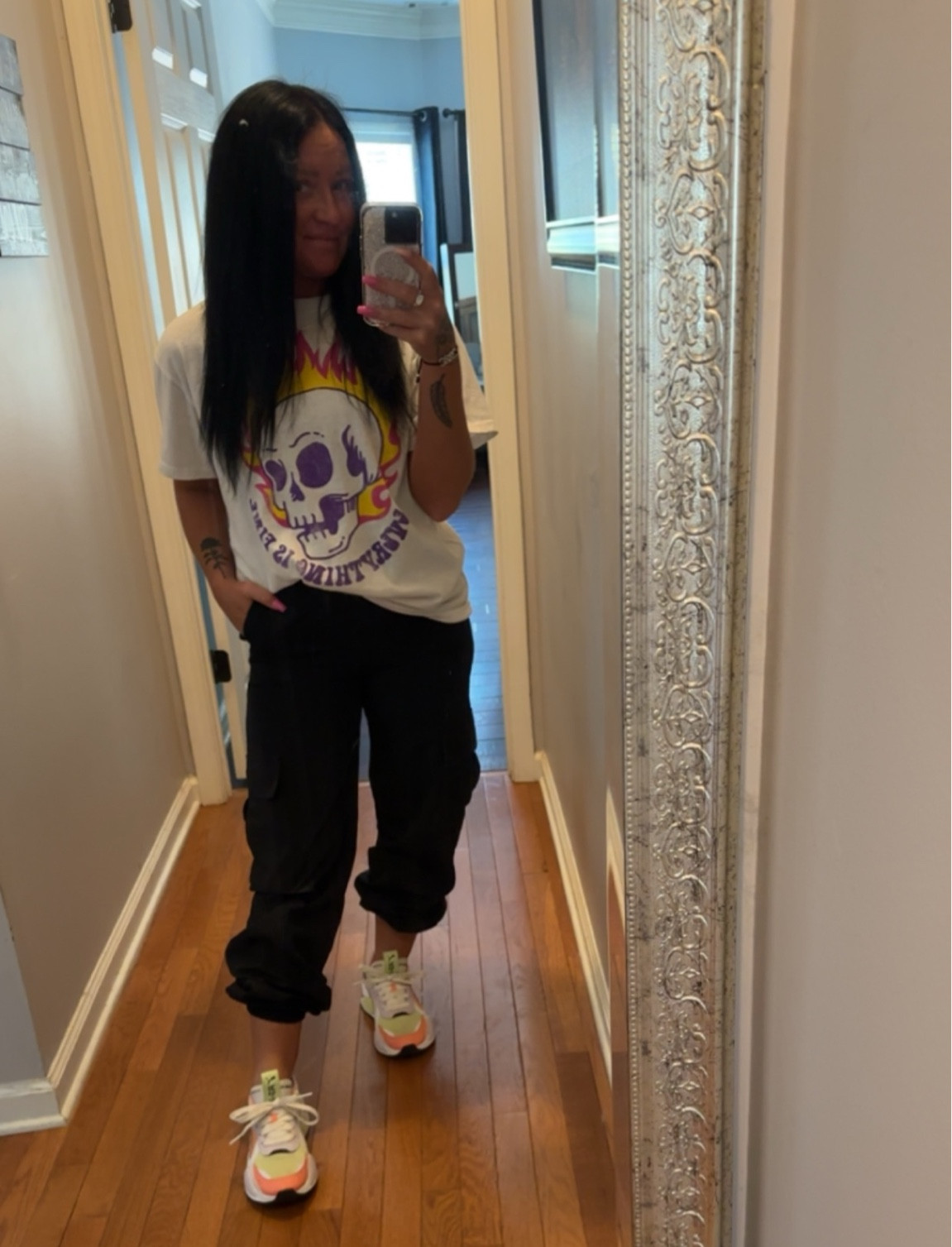 How fun and comfy is this look?! Love me some baggy squish pants (that’s what I call them 🤷‍♀️) and some fun sneakers! 

#LTKStyleTip #LTKFitness #LTKFindsUnder100
