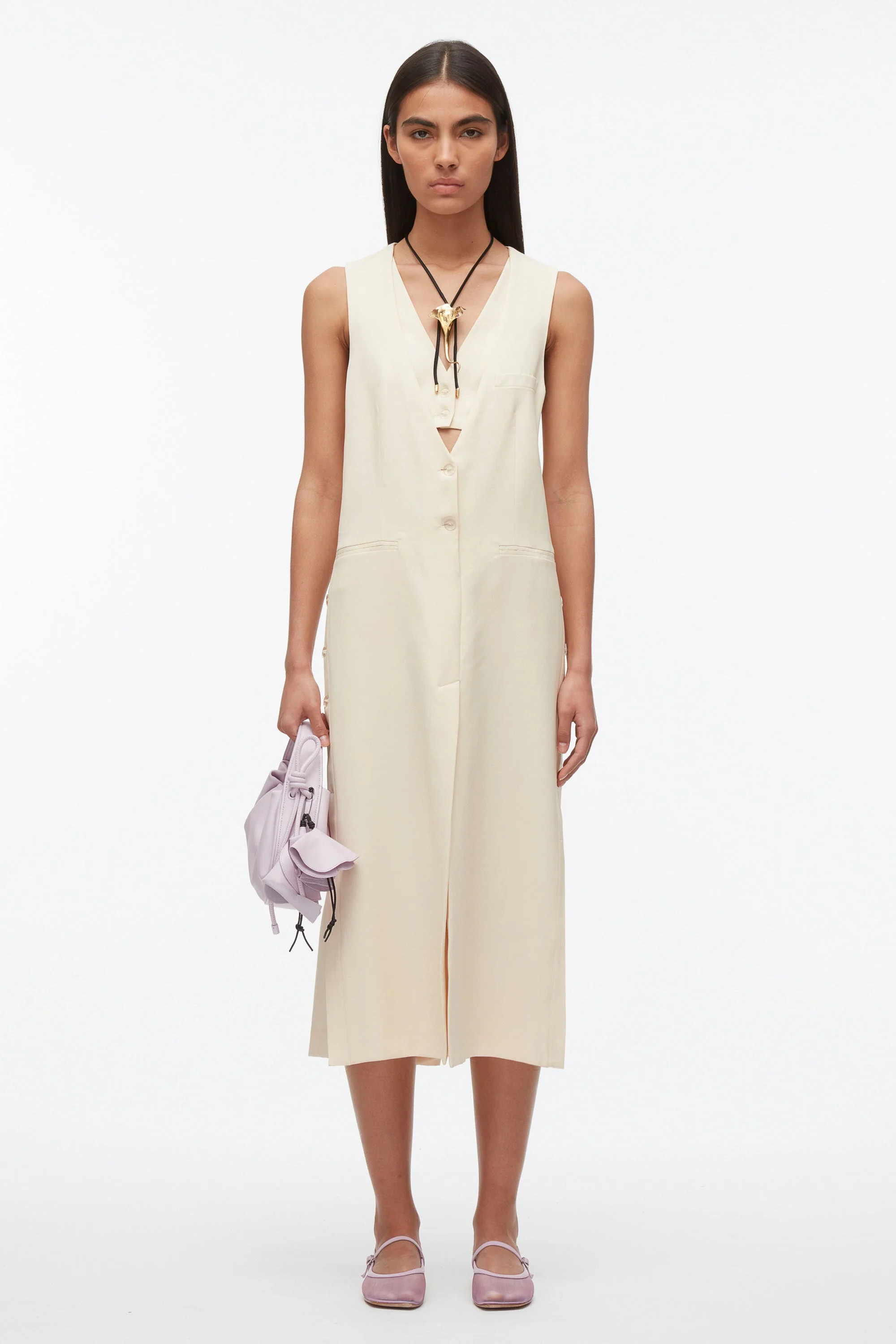 Vest Dress with Set in Bra | 3.1 Phillip Lim