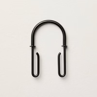 12pc Shower Curtain and Liner Hooks Black - Hearth & Hand™ with Magnolia | Target