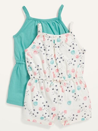 2-Pack Sleeveless Jersey Romper for Baby | Old Navy (US)