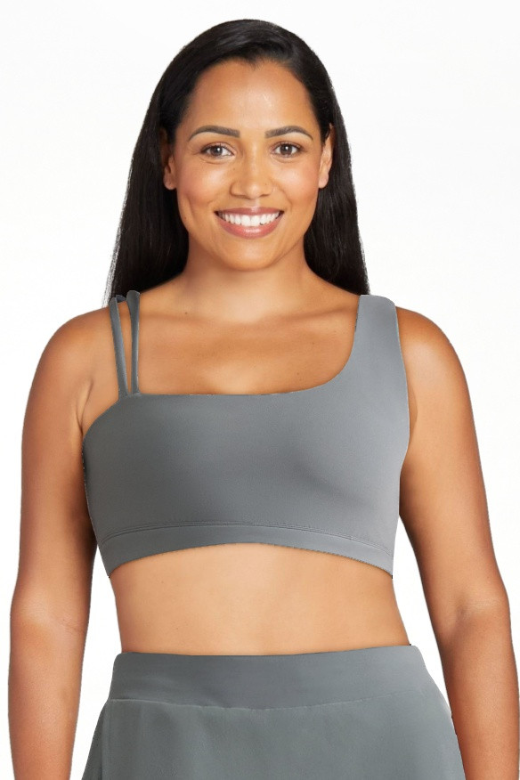 Avia Women's SoftSculpt One Shoulder Sports Bra, Sizes XS-XXXL | Walmart (US)