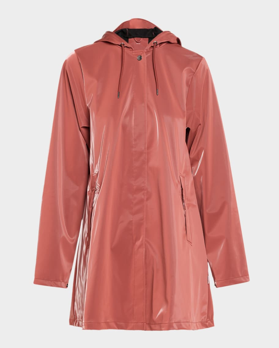 Rains Reflective A-Line Rain Jacket | Neiman Marcus