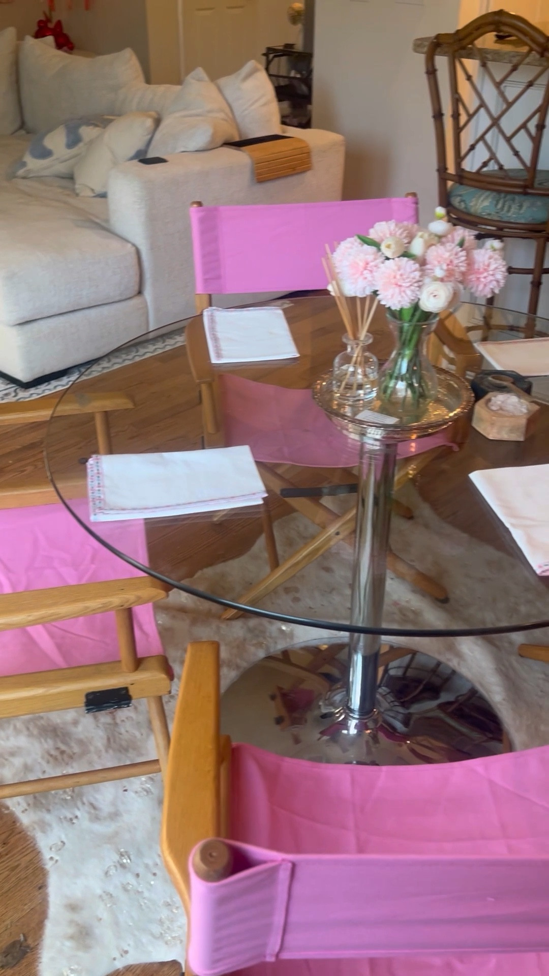 New pink replacement canvas for my directors chairs! 

#LTKStyleTip #LTKHome #LTKSaleAlert