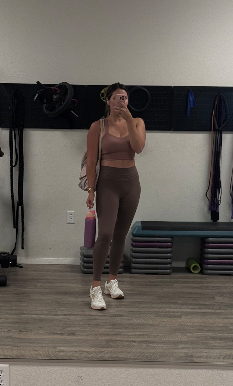 Gym outfit // Walmart sports bra // Amazon workout leggings // Nike sneakers // neutral gym outfit 

#LTKStyleTip #LTKActive #LTKFindsUnder50