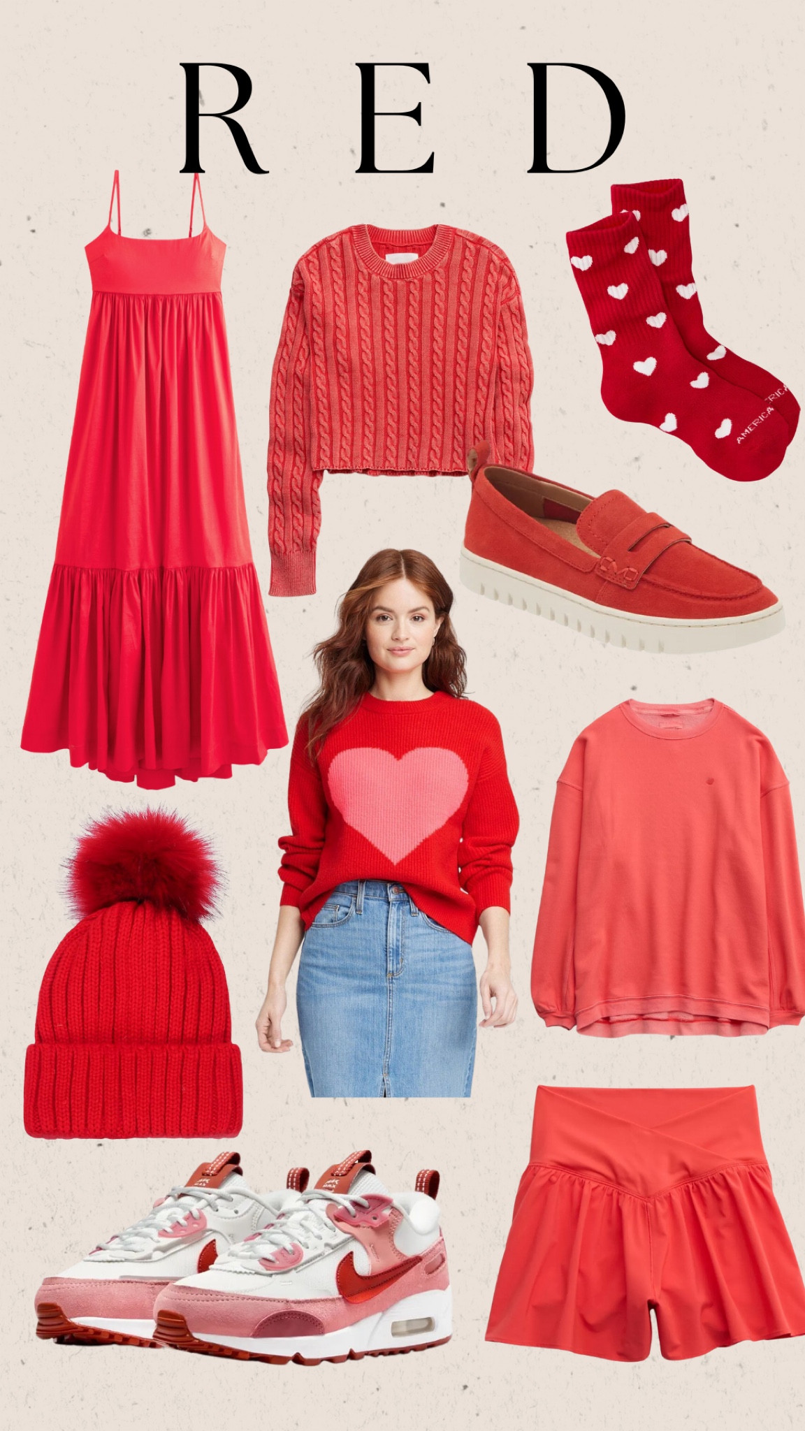 Red! 

#LTKstyletip #LTKfindsunder50 #LTKshoecrush