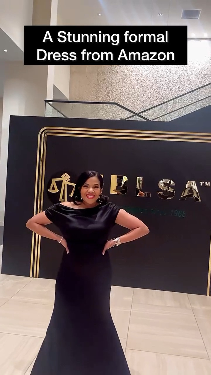 This elegant black gown is actually Amazon formal wear! Perfect as a black tie wedding guest dress, or for a special event!
7/13

#LTKFindsUnder100 #LTKStyleTip #LTKParties