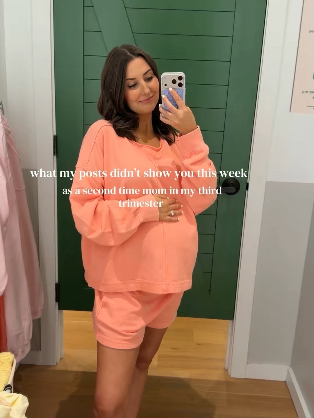 The real parts of pregnancy that didn’t make it online this week🤍 The third trimester & just pregnancy in general has felt heavier than I expected. It’s been exhaustion, lots of “just trying to survive the day” days, comparison and feeling like I’m falling behind more than I’d like to admit. 

If this season feels like this for you too, you’re not alone in that🫶🏼 
#secondpregnancy #pregnantwithatoddler #thirdtrimesterfeels #secondtimemom #honestmotherhood