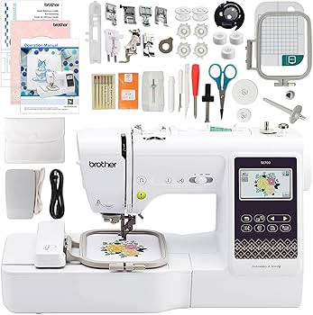 Brother SE700 Embroidery & Sewing Machine with 50 Sewing Spools, Color Matching Bobbins & Accesso... | Amazon (US)