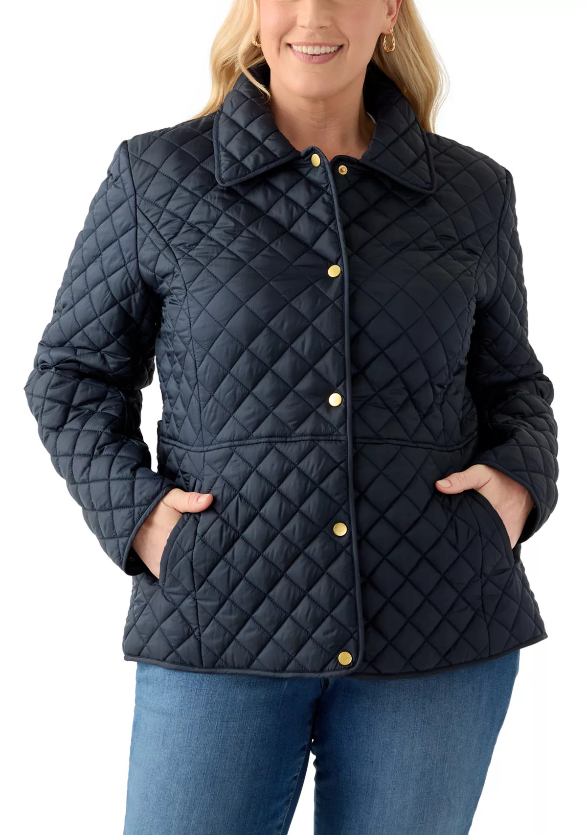 Crown & Ivy™Plus Size Long Sleeve Barn Jacket | Belk