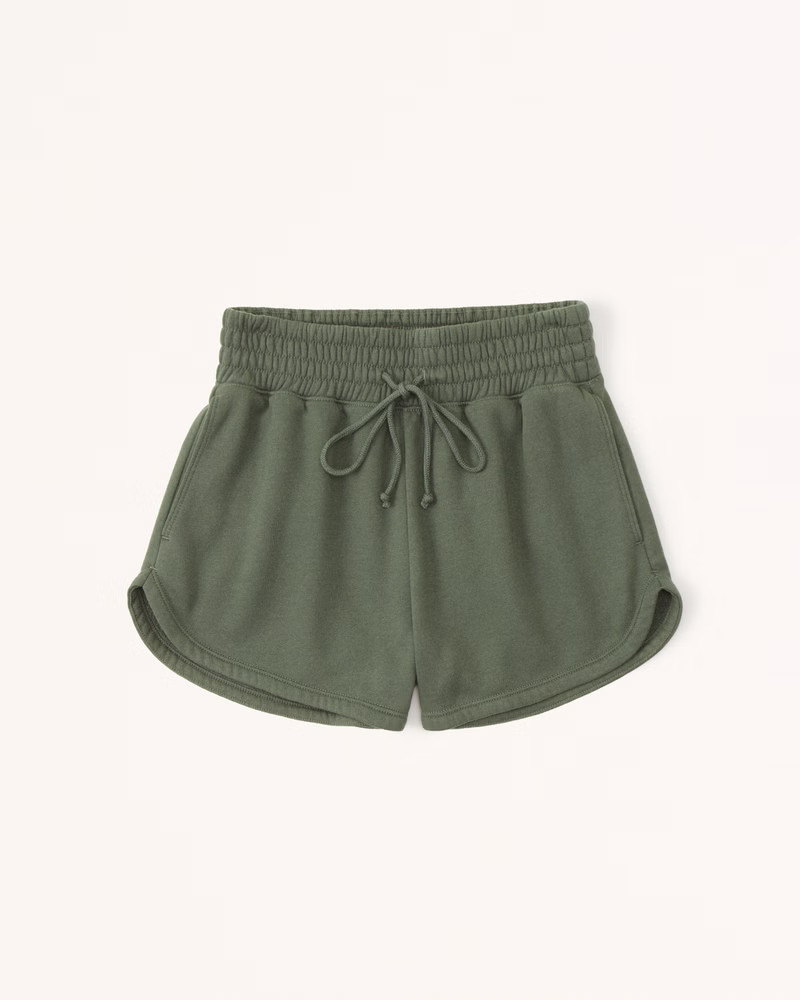 Dolphin-Hem Fleece Shorts | Abercrombie & Fitch (US)